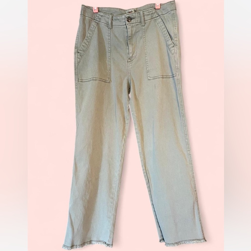 Faherty Organic Cotton Raw Hem Straight Leg Utility Pant - Picture 2 of 8